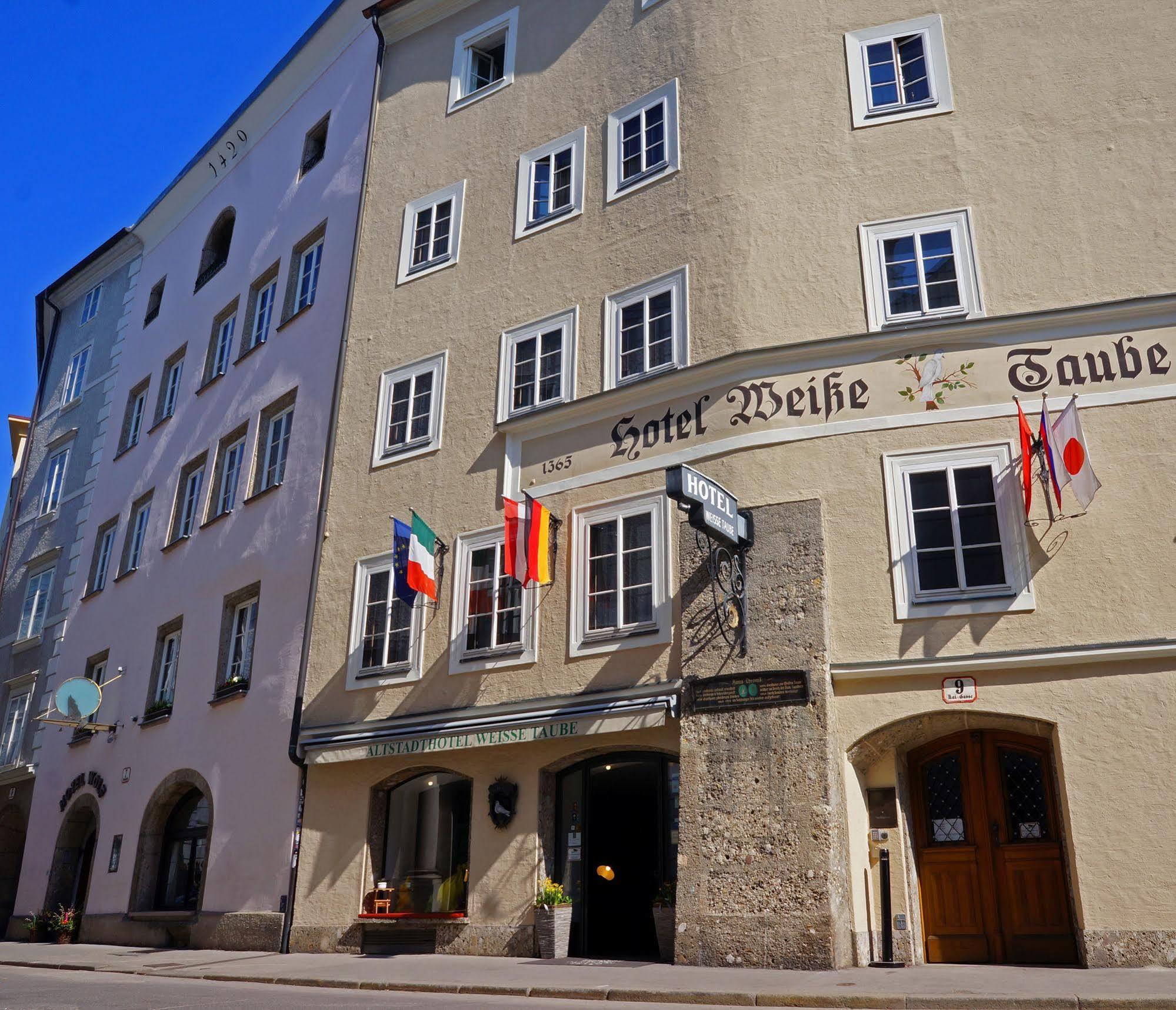 Altstadthotel Weisse Taube Залцбург Екстериор снимка